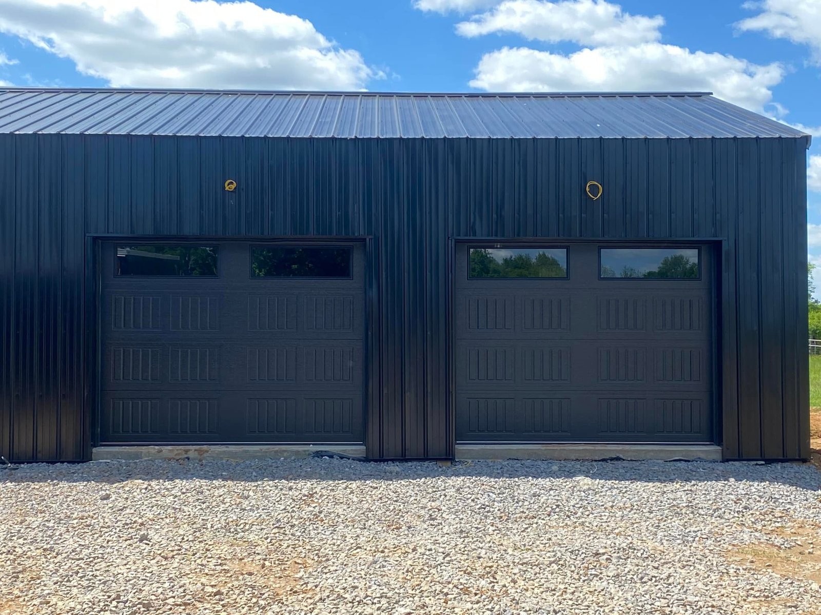 Client new garage door installation in McMinville