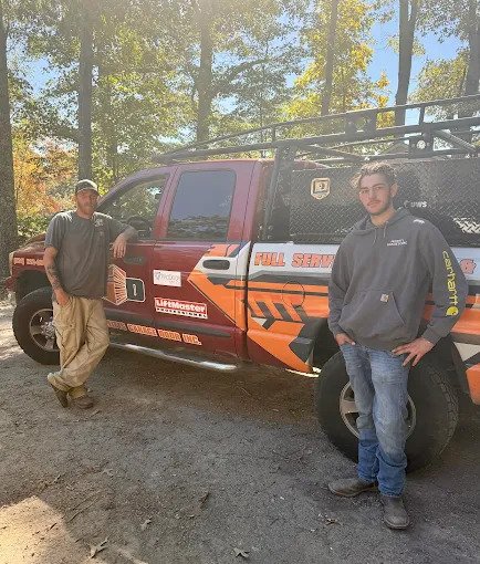 Proffitt's Garage Door Repair and Install company truck